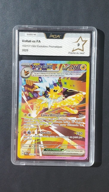 Pokémon Voltali Ex – Carte Alternative 153/131 – Évolutions Prismatique – Neuf Français