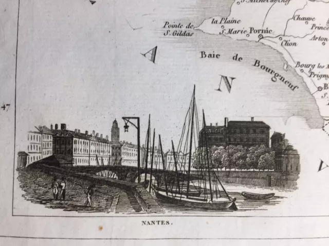 Machecoul Nantes en 1836 Loire Atlantique Le Croizic Guerrande Batz Le Pouliguen