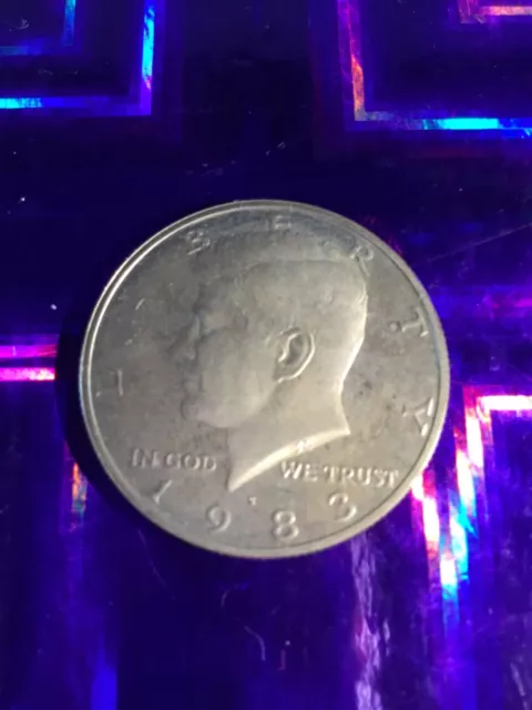 1983 S Kennedy Half Dollar==dealer said uncirculated proof==mint is and S===