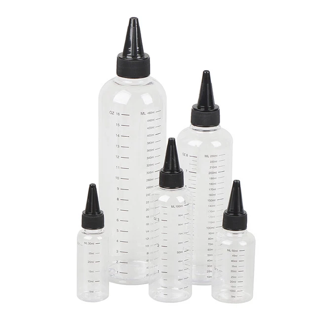 Plastic Refillable Bottle Oil Liquid Dropper Bottles Pigment Ink Contain-SA 3