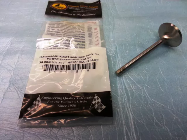 Kibblewhite 40-4180H 36.00mm Acier Inoxydable Entrée Valve KZ900 KZ1000 Dragbike