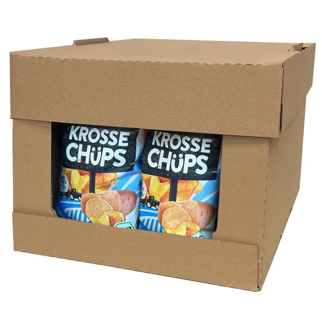 Crousty Chüps Bio Süßkartoffel Avec Sel Würzung Vegan 10er Paquet