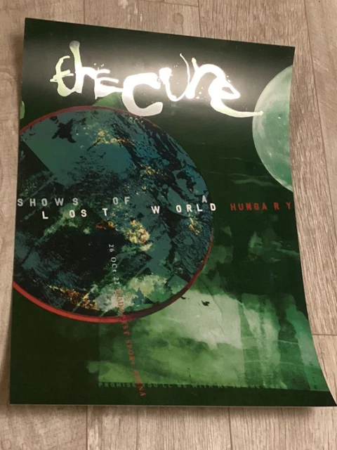The Cure - Budapest, Hungary, Oct.2022 Official Memorabilia Concert/Gig Poster