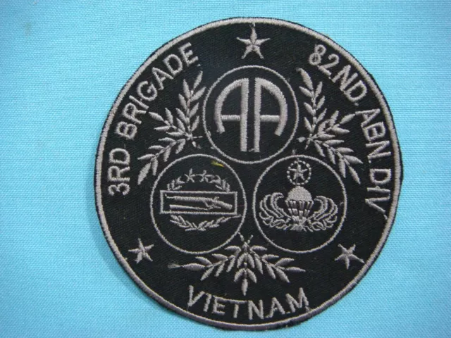 VIETNAM WAR PATCH, US 82nd AIRBORNE DIVISION, 3rd BRIGADE VIETNAM