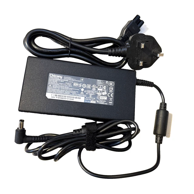 Delippo Caricabatterie Adattatore CA Da 120W 19V 6.32A Compatibile Per
