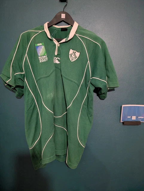 Maillot De Rugby Irlande Canterbury 2007/2008 - Domicile, Taille 3XL, Occasion