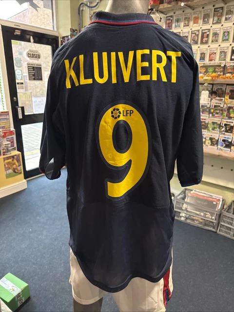 CAMISETA ORIGINAL FC Barcelona 2002/03 Visitante Kluivert #9