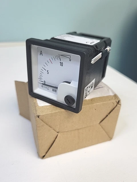 Genuine DEIF EQ48-X AmpMeter 0 to 10A Amp