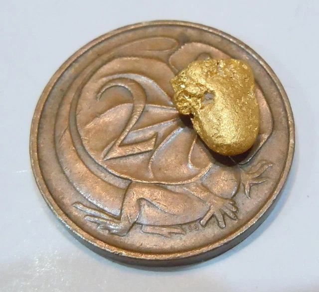1 Australian Gold Nugget Weighing 1.55 Grams Buy It Now