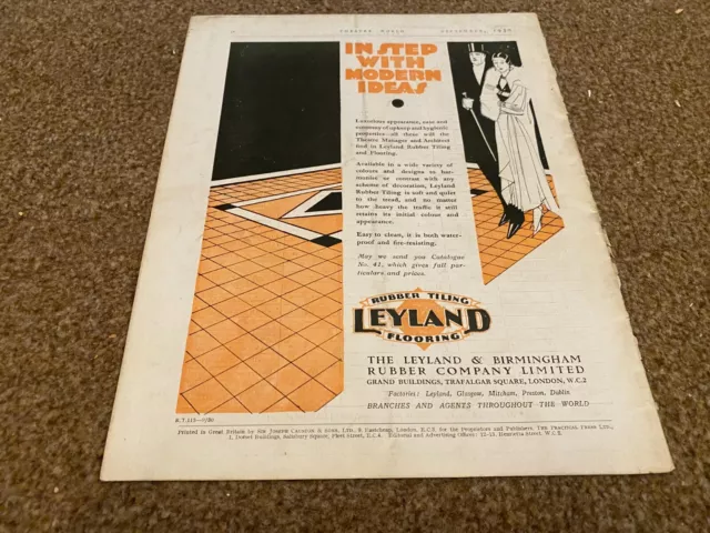 Ftwb21 Advert 11X8 Rubber Tiling Leyland Flooring