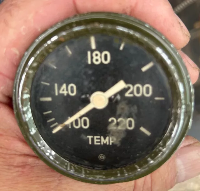 Original rebuild King Seeley KS Temp Gauge - Willys MB dodge wc cckw Original rebuild King Seeley KS Temp Gauge - Willys MB dodge wc cckw