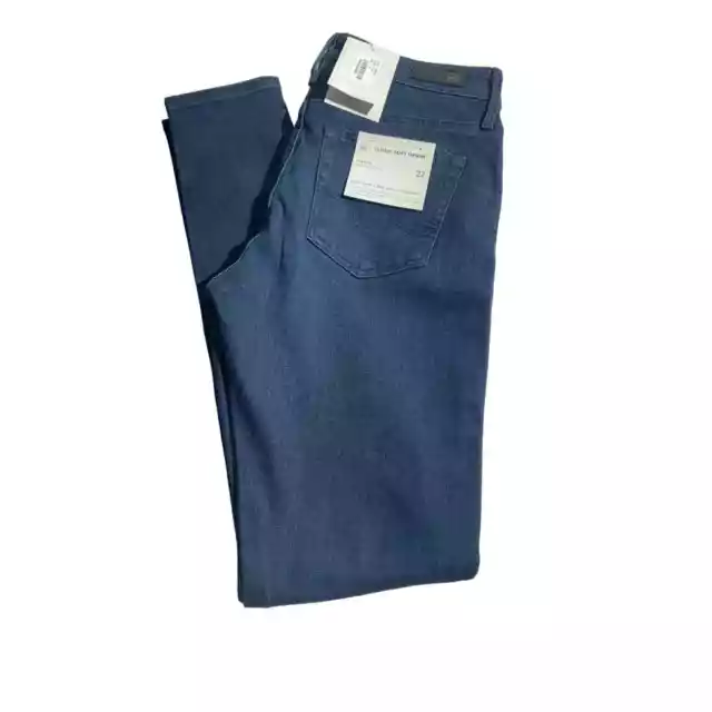 AG NWT Farrah High-Rise Skinny Ankle Jeans Size 27 Dark Blue Denim Cotton Blend