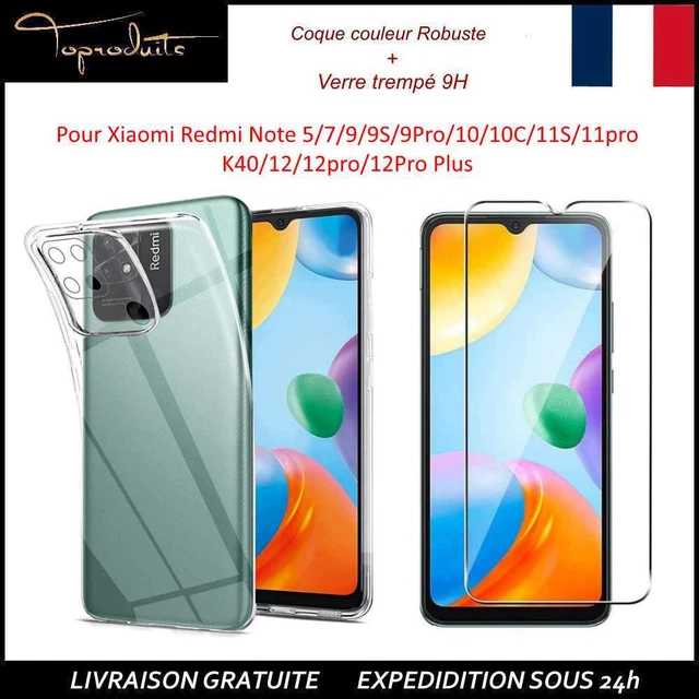Coque Silicone pour Xiaomi Redmi Note 7/8/9s/9/9T/11 pro/11S/11 4G/K40/12/12 pro
