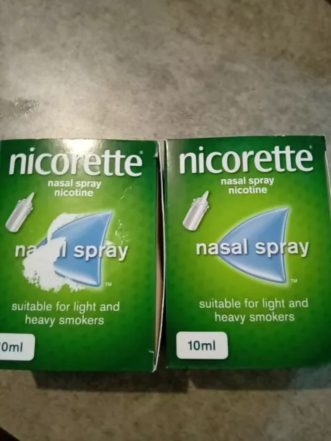 Nicorette Nasal Spray 10ml 10 Pcs X2