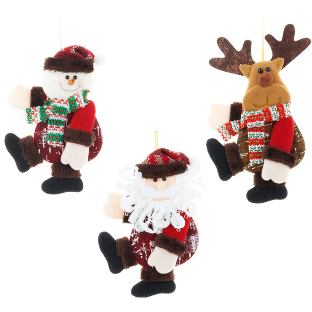 3 Pcs Xmas Hanging Decor Christmas Baubles Nativity Ornaments Decorations