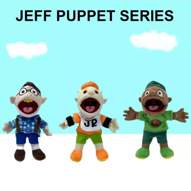 40/60cm Hand Puppet Jeffy Joseph Cody Soft Plush Removable Doll Toy Kids Gifts