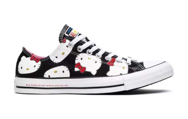 Converse Hello Kitty x Chuck Taylor All Star  Ox Size 8.5 Women NIB