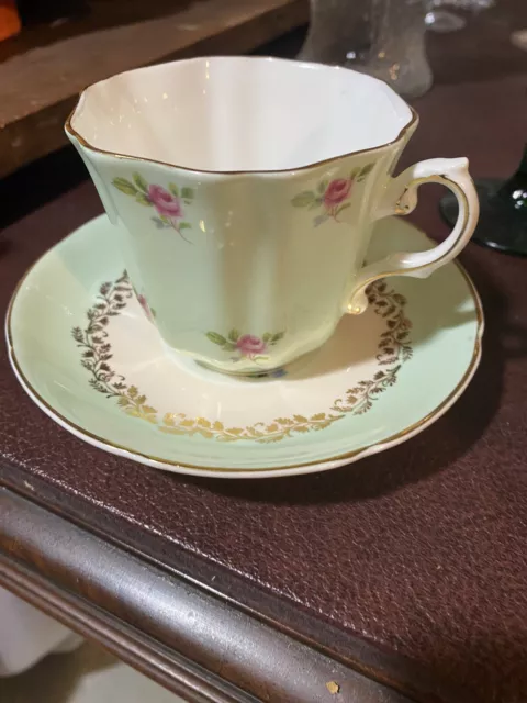 Vintage Royal Grafton Bone China Tea Cup And Saucer