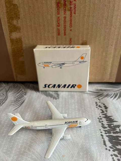 Rare!! Lot Avions Miniatures 1:600 Schabak B 737 a 300 B 747-400 Bon
