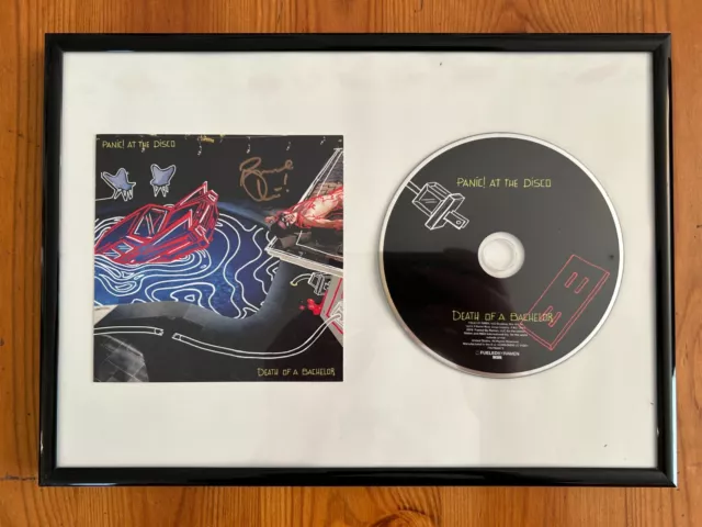 Panic! At The Disco - Death Of A Batchelor SIGNED Booklet and CD Brendon Urie