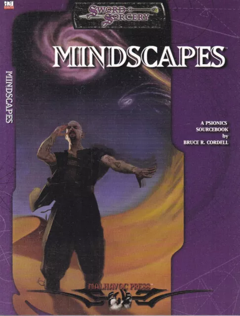 SWORD & SORCERY - Mindscapes. A Psionics Sourcebook by Bruce R. Cordell.