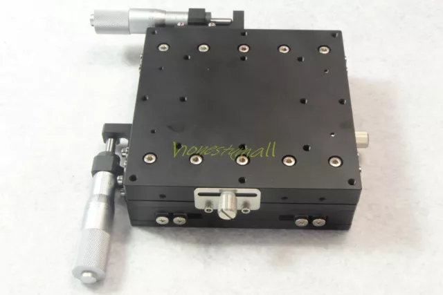 1PC Manuell Tisch Schneide Plateau 125 125mm Xy-Axis XY125-L 40mm Neu