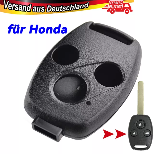 Schlüssel Gehäuse Ersatz passend für Honda Civic/CRV Accord Jazz FR-V Pilot CR-Z