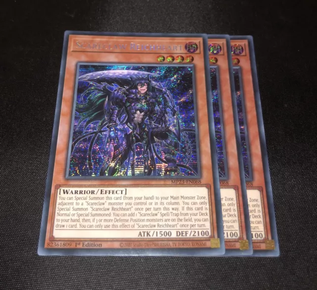 Scareclaw Reichheart x 3 - Spielset - MP23-EN068 - 1. Auflage - Geheimnis - Yugioh