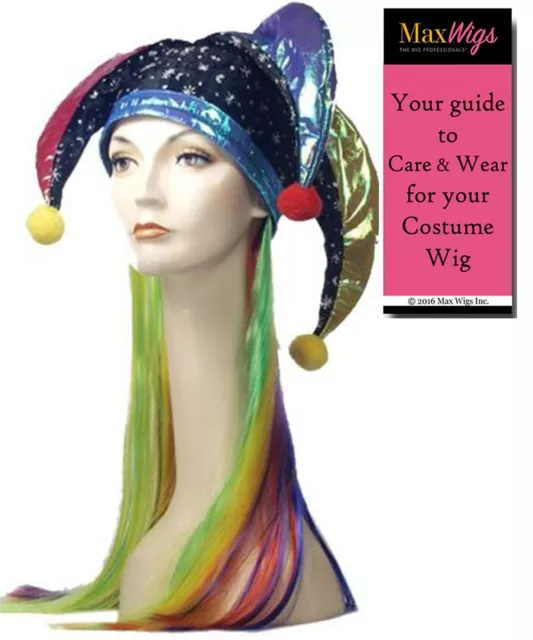 Jester Headpiece Hat Lacey Wigs Adult Mardi Gras Cap Bundle Costume Care Guide