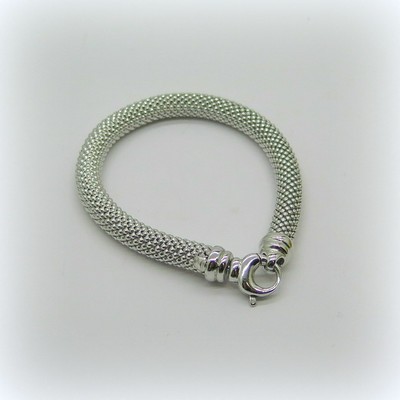 Fope TRIS BRACCIALE MULTIPLO MAGLIA FOPE ARGENTO 925 UOMO DONNA FIDANZAMENTO REGALO 