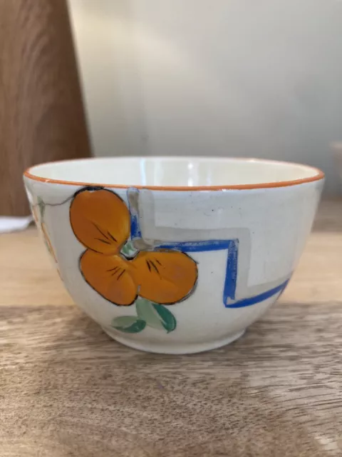 A pretty Clarice Cliff Honeyglaze Wilkinson bowl / Pot. Please see Listing.