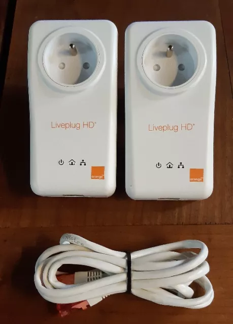 orange 2 CPL Liveplug HD - 200 mbps + cable