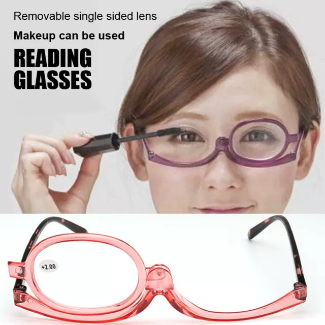 Makeup Presbyopia Glasses Single 180 Degree Rotating Makeup Glasses St