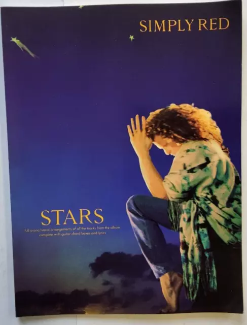 Simply Red - Stars music score songbook guitar tab pop rock paperback