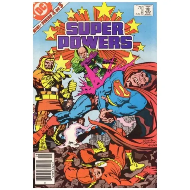 Super Powers (1984 series) #2 Newsstand in NM minus condition. DC comics [b*