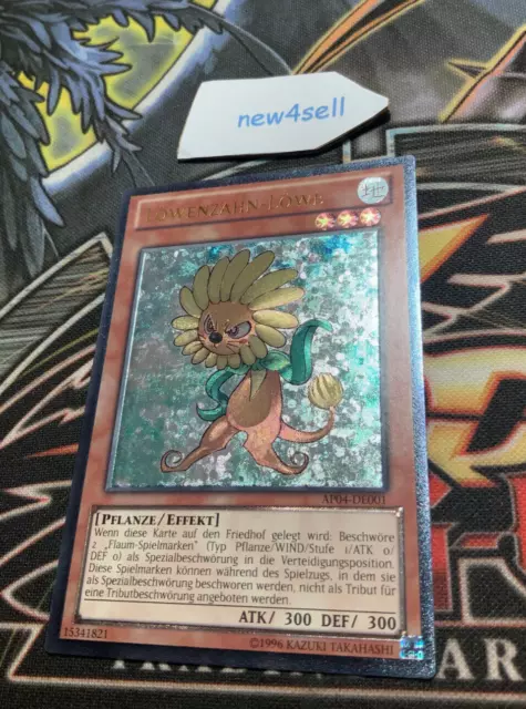 YuGiOh - Löwenzahn-Löwe AP04-DE001 Ultimate Rare,  Near Mint - Mint