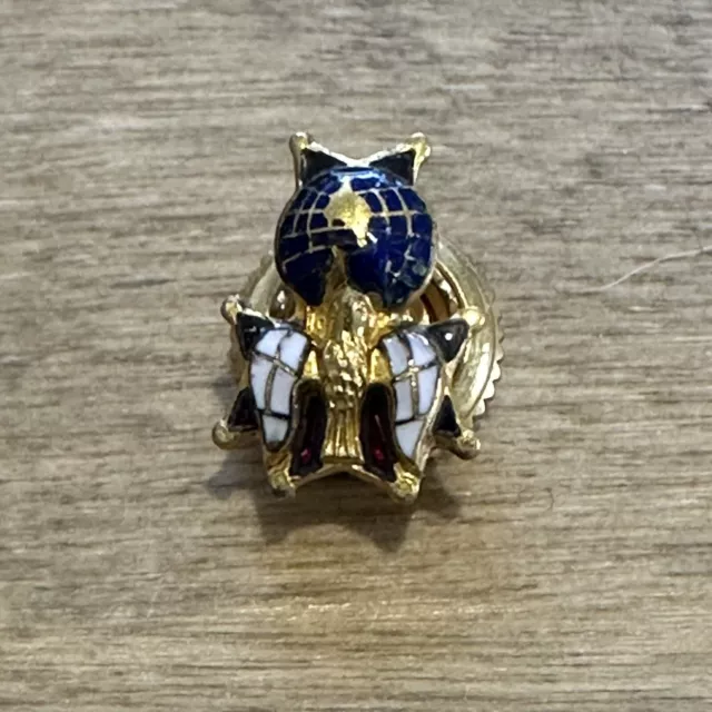 Knights Of Columbus 4th Degree Member Vintage Gold-Tone Lapel Pin