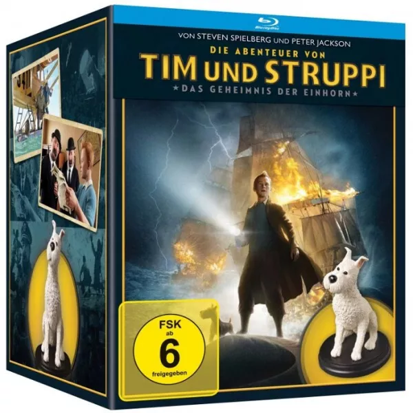 Tim und Struppi - Geheimnis der Einhorn - Set mit Weta Statue
