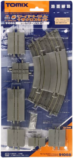 Tomix 91088 Wide Tram Mini Rail Crisscross Set N scale New Japan