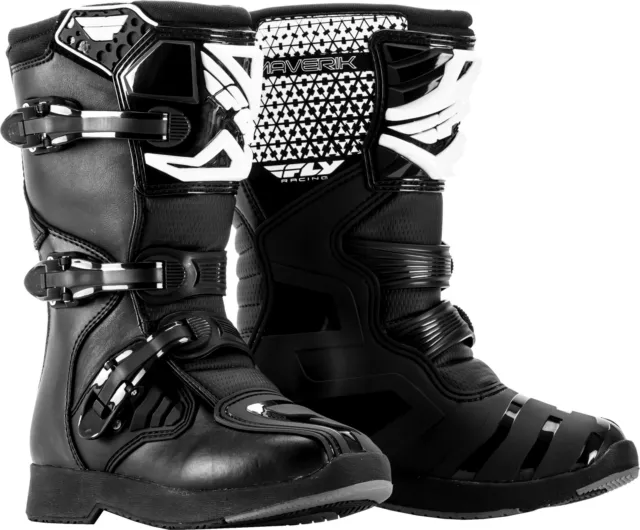 Fly Racing Jeunes Maverik MX Bottes 3 Noir 364-55103