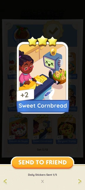 Monopoly Go - Sweet Cornbread - Fast Delivery