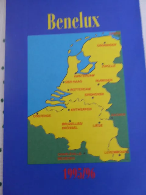 Auto Reisekarte Benelux