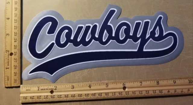 Dallas Cowboys Vintage Embroidered Iron On Patch 3” x 3”