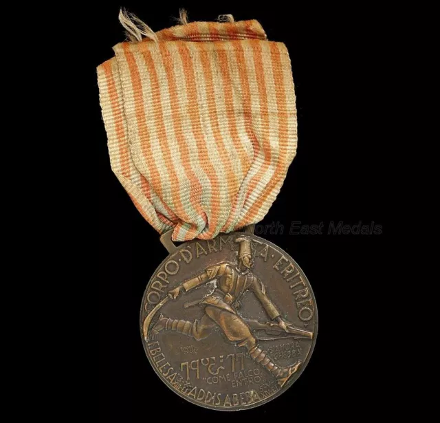 Italian Askaris Native Eritrean Army Corp Ethiopian Campaign Commemorative Medal