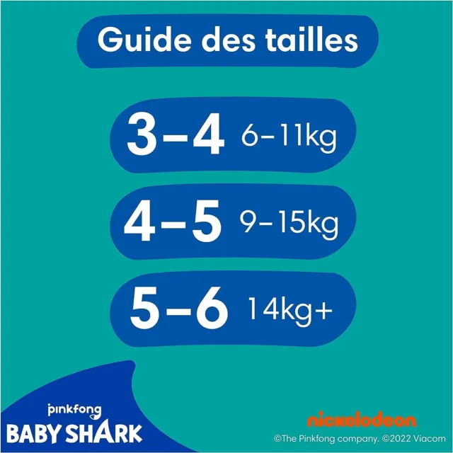 12 couches culottes de Bain Pampers Splashers Taille 3-4 (6-11 kg) - Neuf
