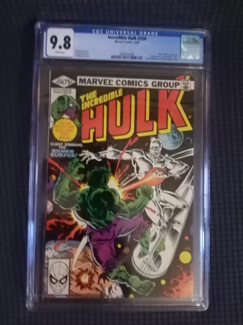 Incredible Hulk #250 High Grade Bronze Age Vintage Marvel Comic 1980 CGC 9.8