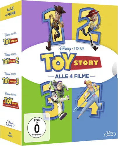 Toy Story  1-4 BOX (BR) 4Disc Set Min: 375/DD5.1/WS - Disney  - (Blu-ray Video