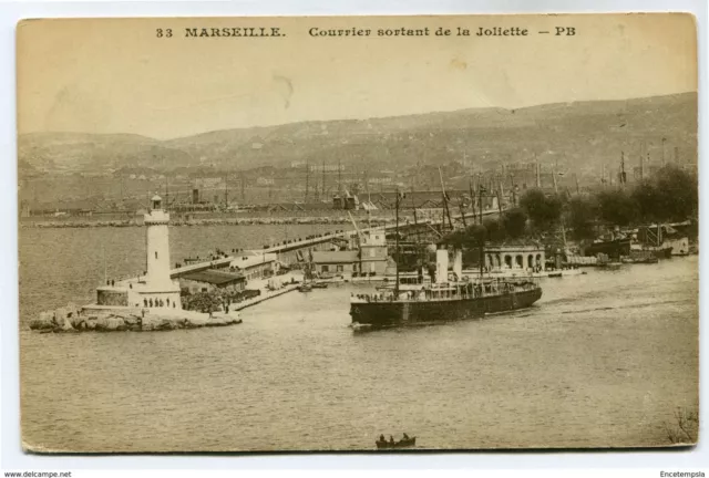 CPA -Carte postale- France - Marseille -Courrier sortant de la Joliette( CP4274)