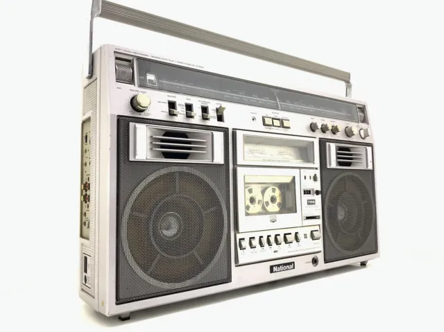 National Panasonic RX-5600 Boombox Stereo Radio Cassette Vintage Work Good Look