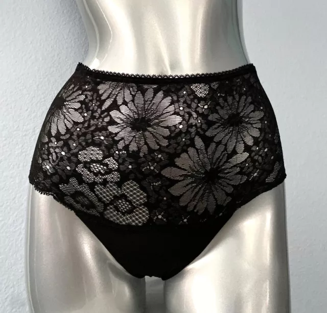 Victorias Secret Nwt Sexy Lace Front Raw Back High Rise Brief / Slip Panty